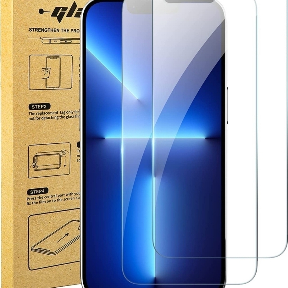 iPhone13/13 Pro Screen Protector [Ultra Strong Tempered Glass] [9H Anti-Scratch]